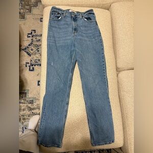 Abercrombie & Fitch Light Blue Straight Leg Jeans